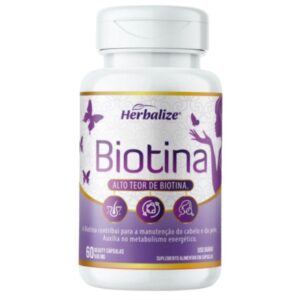 Biotina 60 Cápsulas 500mg Herbalize