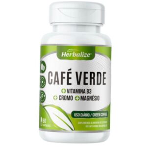 Café Verde com Cromo e Magnésio 60 cápsulas 500mg Herbalize