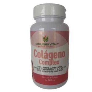 Colágeno Complex 60 Cápsulas De 500mg Equilíbrio Vital