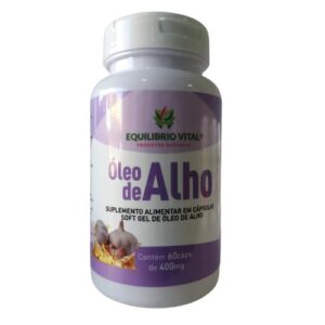 Óleo De Alho 400mg 60 Cápsulas Equilíbrio