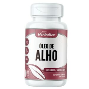 Óleo De Alho 60 Cápsulas 500mg Herbalize