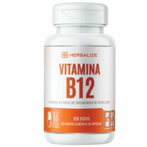 Vitamina B12 60 Cápsulas 500mg Herbalize