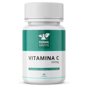 Vitamina C 500mg 60 Cápsulas - Manipulação Desde 1968